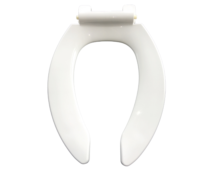 Commercial Top fixing open front toilet seat