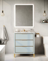 MUSE Metal Trim 30-in Single-Basin Vanity