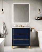 MUSE Metal Trim 30-in Single-Basin Vanity