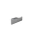 Cinder Double Towel Hook in Brushed Nickel
