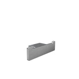 Cinder Double Towel Hook in Brushed Nickel
