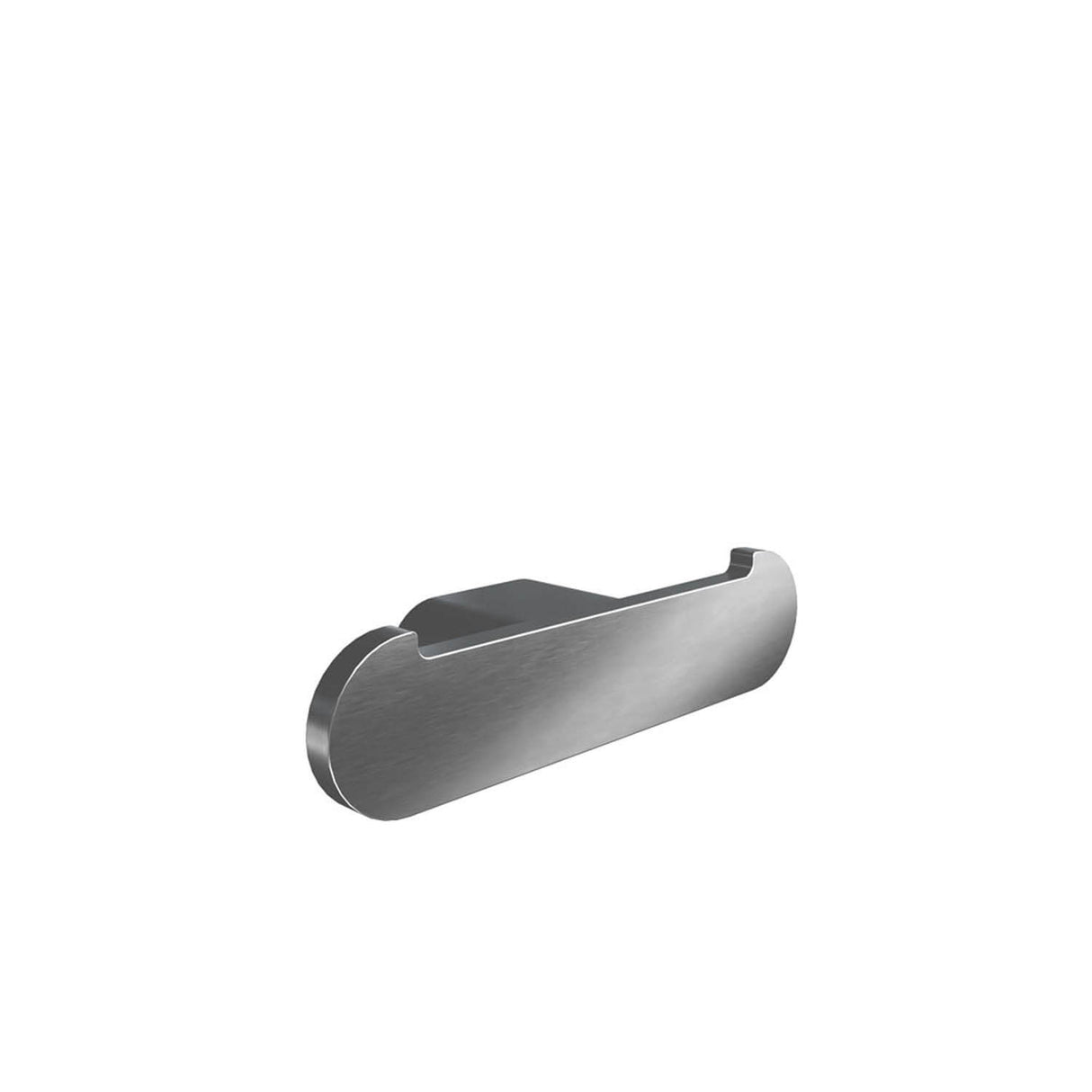 Flow Double Towel Hook in Brushed Nickel