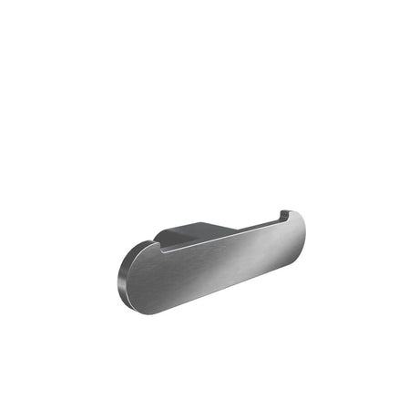 Flow Double Towel Hook in Brushed Nickel