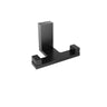 Fire Double Towel Hook in Matte Black