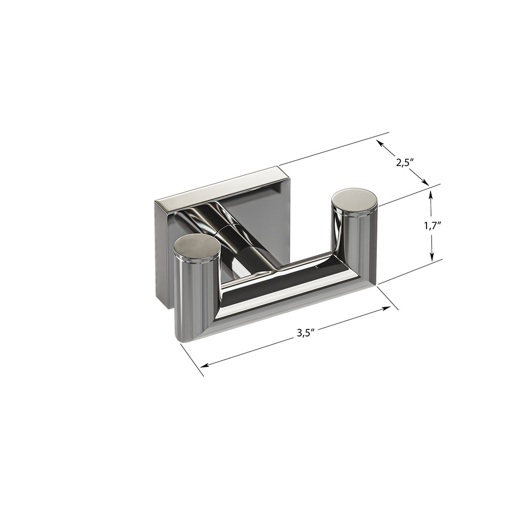 Crater Double Towel Hook