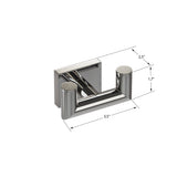 Crater Double Towel Hook