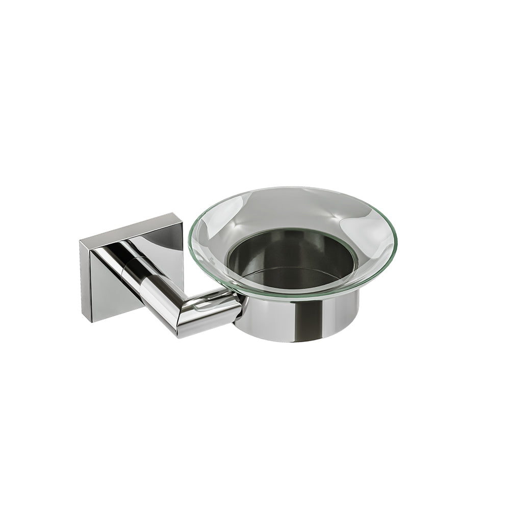 Crater Glass Soap Dish