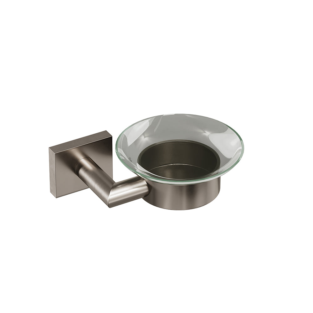 Crater Glass Soap Dish