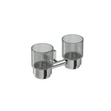 Crater Double Glass Tumbler