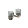 Crater Double Glass Tumbler