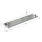 Crater Glass Shelf