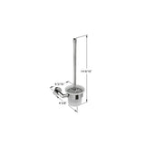 Summit Wall-Mounted Toilet Brush