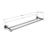 Lava 24″ Double Towel Bar