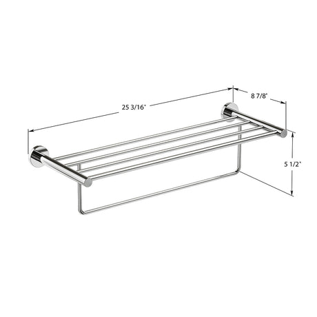 Lava Towel Shelf With Bar - image 7