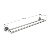 Glow 24″ Double Towel Bar