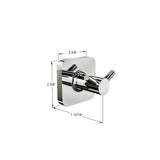 Vapor Double Towel Hook