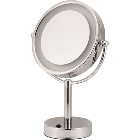 8.5″ Double Sided Lighted Free Standing Mirror Zoom 5x - image 6