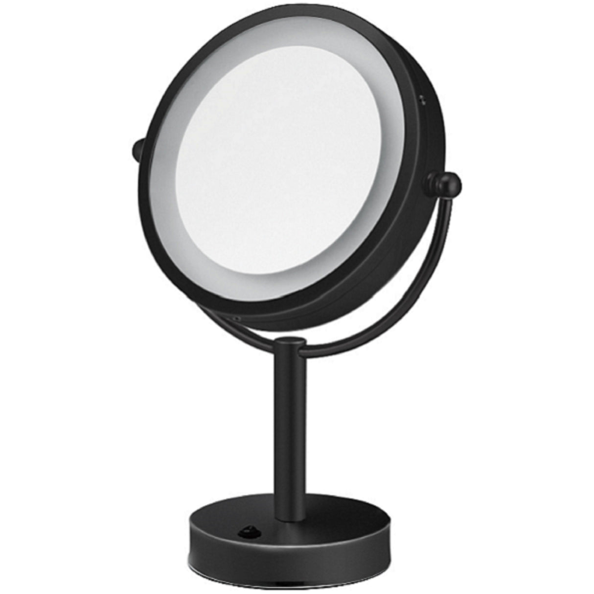8.5″ Double Sided Lighted Free Standing Mirror Zoom 5x