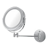 8.5″ Double Sided Lighted Wall Mounted Mirror Zoom 5x