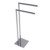 Round Freestanding Double Towel Bar