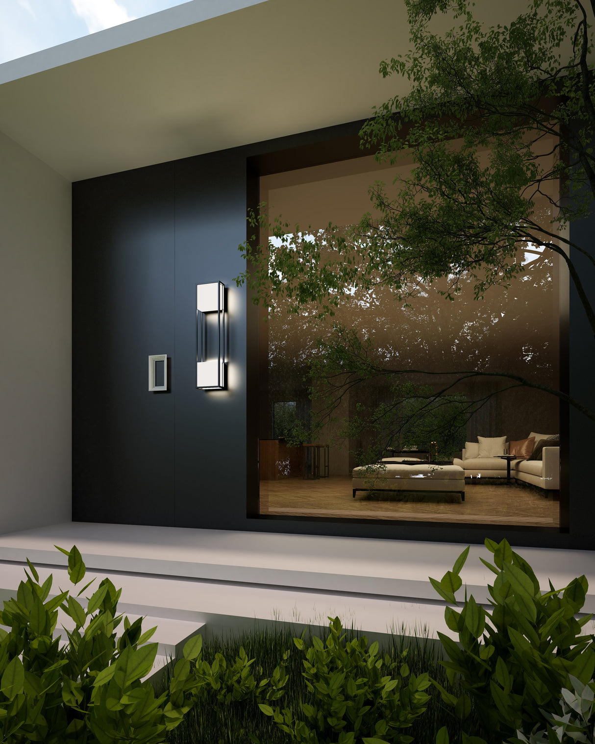 Kuzco Vail 32-in Exterior Wall Sconce