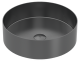 Vanity Vessel 16" Round Vessel Sink, SUS304 with Fixed Drain