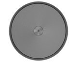 Vanity Vessel 16" Semi-Inset Round Vessel Sink, SUS304 with Fixed Drain