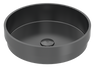Vanity Vessel 16" Semi-Inset Round Vessel Sink, SUS304 with Fixed Drain