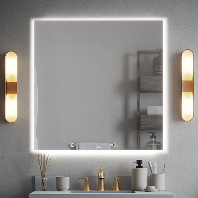 AURA 36" x 36" LED Mirror, Rectangular