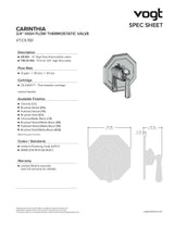 3/4" HIGH-FLOW TH VALVE WITH 3 INTEGRATED VOLUME CONTROLS