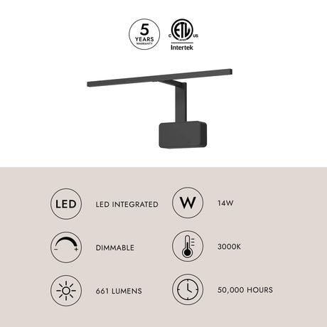 Kuzco Vega Minor Picture 17-in Wall/Picture Light
