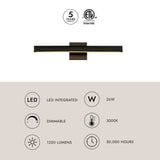Kuzco Vera 23-in Vanity Light