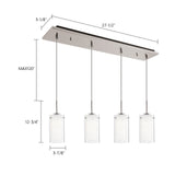 Kuzco Verona 4-in 4 Head Multi Pendant