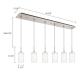 Kuzco Verona 4-in 6 Head Multi Pendant