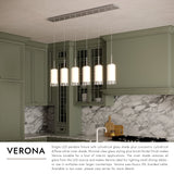 Kuzco Verona 4-in 6 Head Multi Pendant