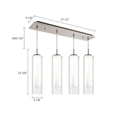 Kuzco Verona 5-in 4 Head Multi Pendant