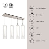 Kuzco Verona 5-in 4 Head Multi Pendant