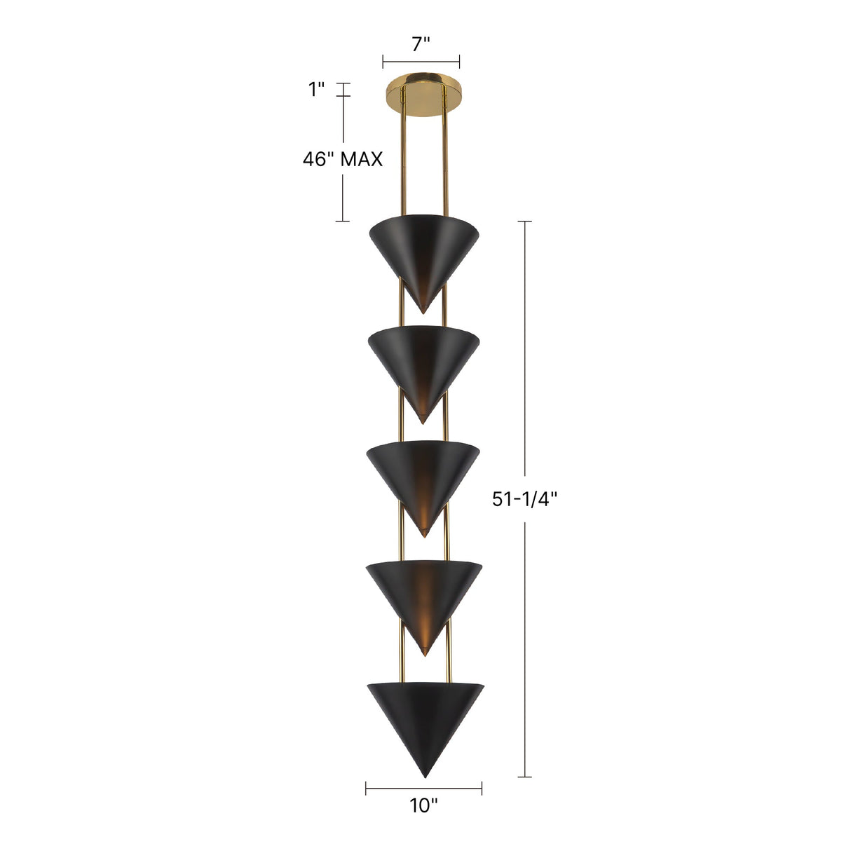 Alora Versus 48-in Pendant