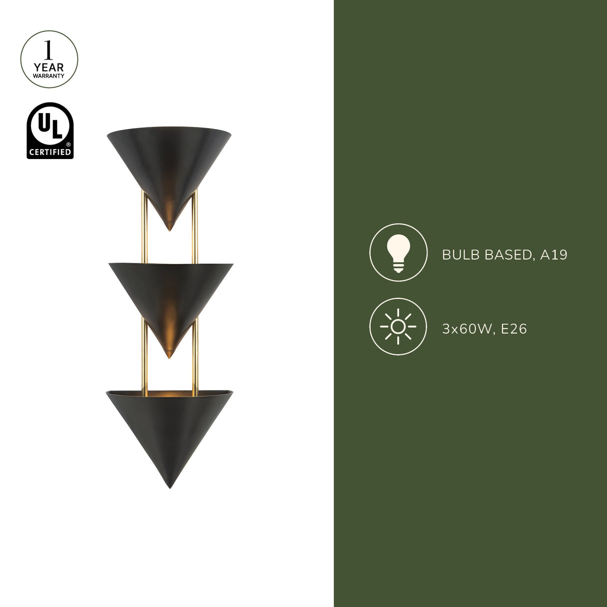 Alora Versus 28-in Wall Sconce