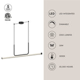 Kuzco Vesper 48-in Linear Pendant