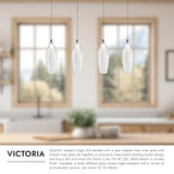 Kuzco Victoria 4-in 4 Head Multi Pendant