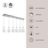 Kuzco Victoria 5-in 6 Head Multi Pendant