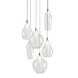 Kuzco Victoria 6 Head Multi Pendant