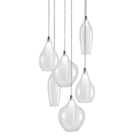 Kuzco Victoria 6 Head Multi Pendant