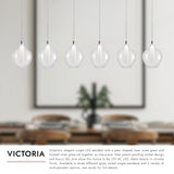 Kuzco Victoria 7-in 6 Head Multi Pendant