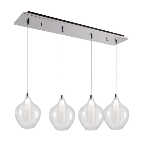 Kuzco Victoria 7-in 4 Head Multi Pendant