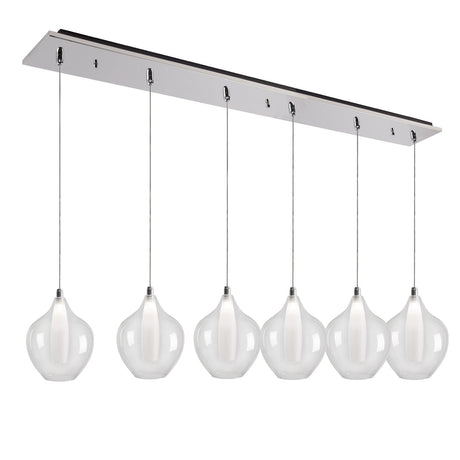 Kuzco Victoria 7-in 6 Head Multi Pendant