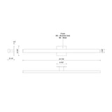 Kuzco Vera 38-in Vanity Light