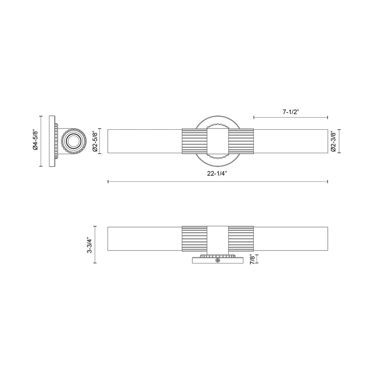 Alora Mood Rue 22-in Vanity Light