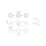 Alora Mood Issa 21-in Vanity Light